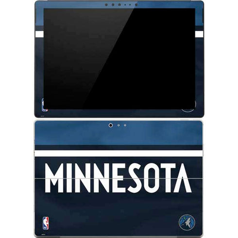 NBA Minnesota Timberwolves Jersey Surface Pro 4 Skin